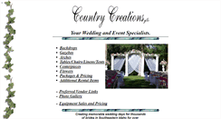 Desktop Screenshot of countrycreations.info